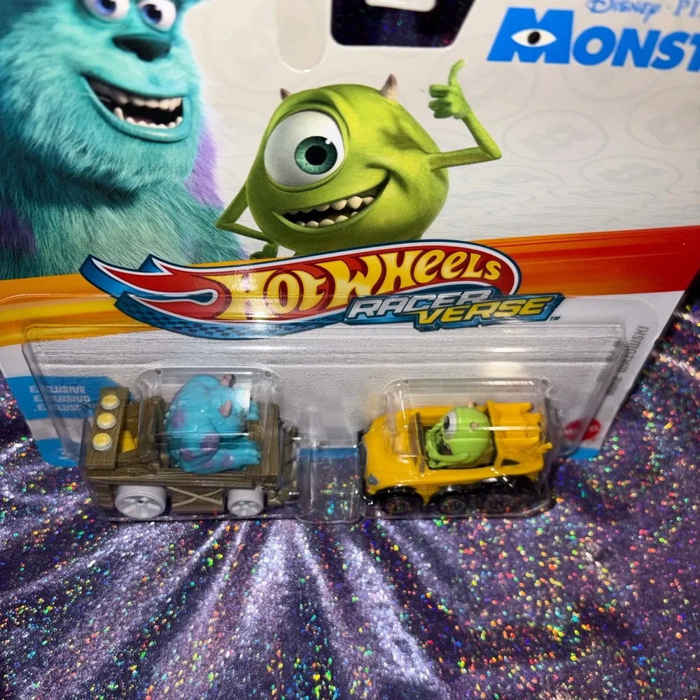 Exclusive Disney Pixar Monster’s, Inc. Hot Wheels Racer Sulley & Mike